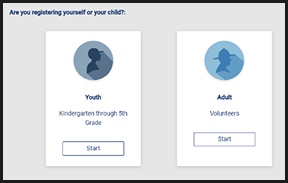start registration process